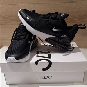 Nike Air Max 270 Black and White Shoes